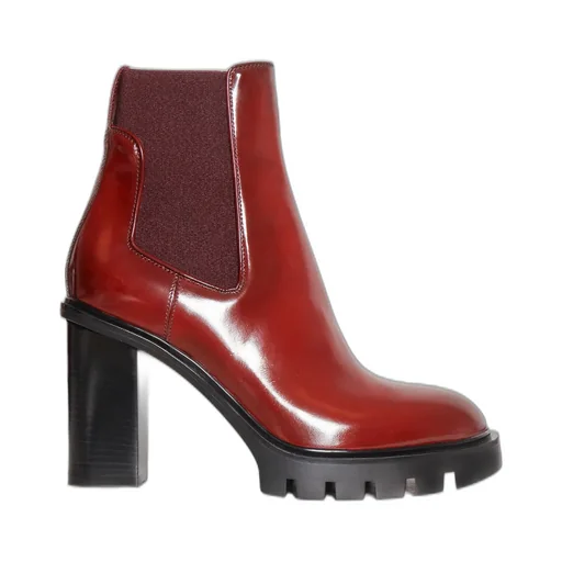 Santoni Ferry High-Heel Ankle Boots