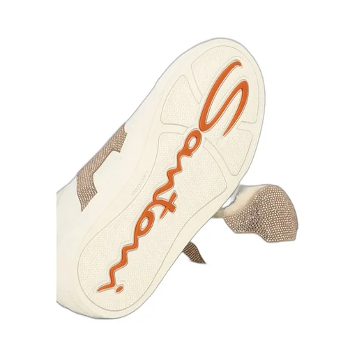 Santoni Double Buckle Embellished Sneakers