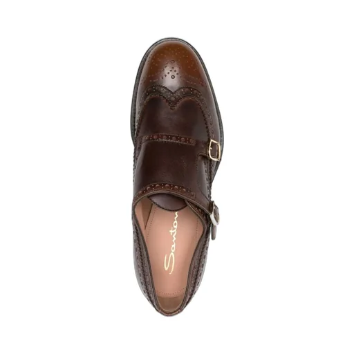 Santoni Delia Double Monk Shoes