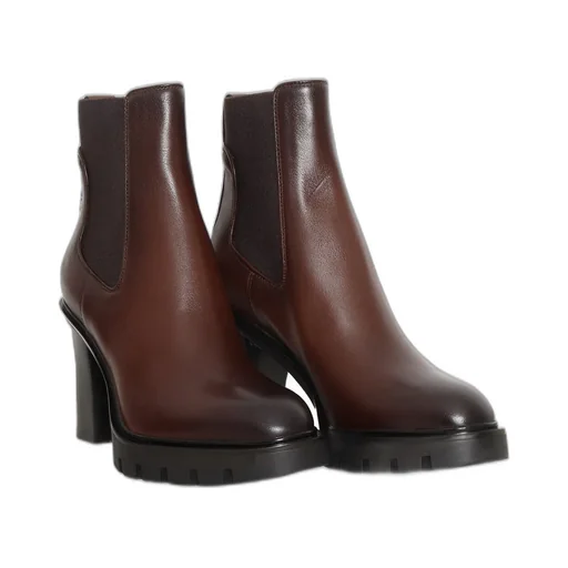 Santoni High-Heel Ankle Boots
