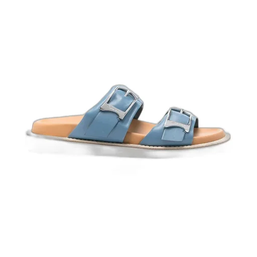 Santoni Double-Strap Open Toe Sandals