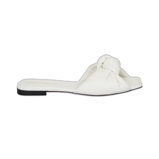 Santoni Knot Detailed Square-Toe Sandals