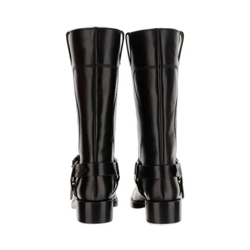 Sartore Buckled Knee-High Boots