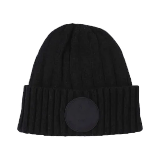 Save The Duck Logo Patch Knitted Beanie