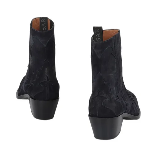 Sartore Western Suede Ankle Boots