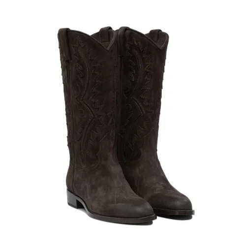 Sartore Embroidered Western Boots
