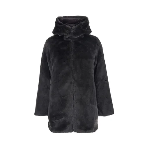 Save The Duck Faux Fur Hooded Coat
