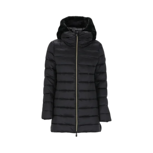 Save The Duck High Neck Hooded Coat
