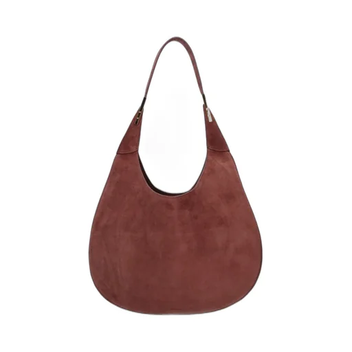 Savette Curved Open-Top Shoulder Bag
