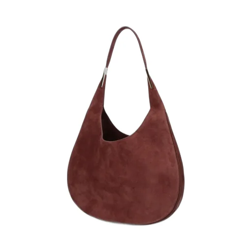 Savette Curved Open-Top Shoulder Bag