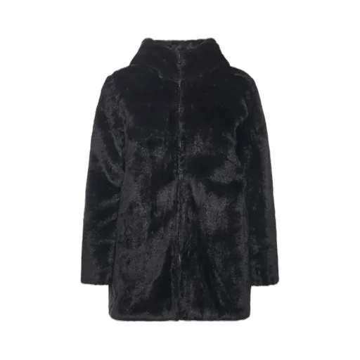 Save The Duck Faux Fur Hooded Coat