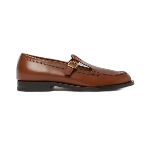Scarosso Edna Buckle Fastened Flat Shoes
