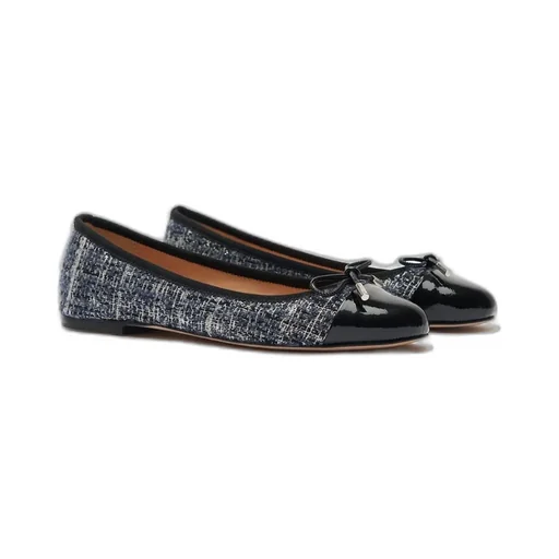 Scarosso Carla Bow-Detailed Ballerina Shoes