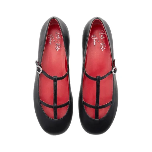 Scarosso Linda I Round-Toe Ballerina Shoes