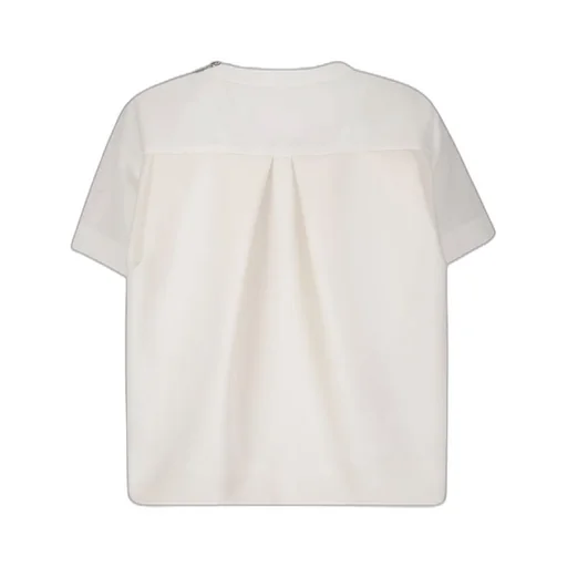Sacai Crewneck Twill T-Shirt