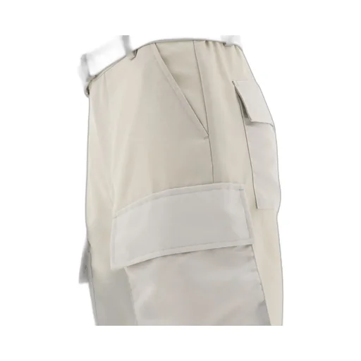 Sacai High-Rise Straight-Leg Trousers