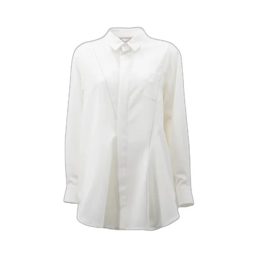 Sacai Curved Hem Suiting Shirt