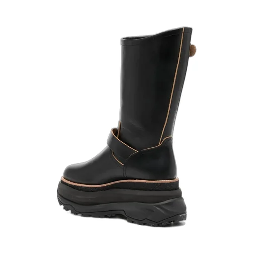 Sacai Buckle Detailed Engineer Boots