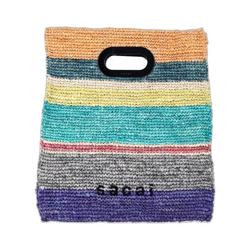Sacai Logo Embroidered Tote Bag