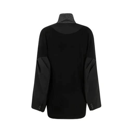 Sacai Panelled Single-Breasted Cardigan