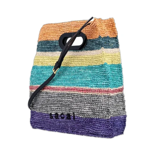 Sacai Logo Embroidered Tote Bag