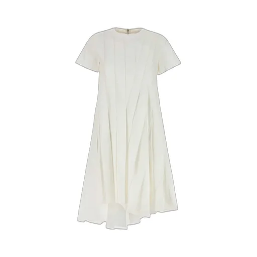 Sacai Asymmetric Poplin Dress