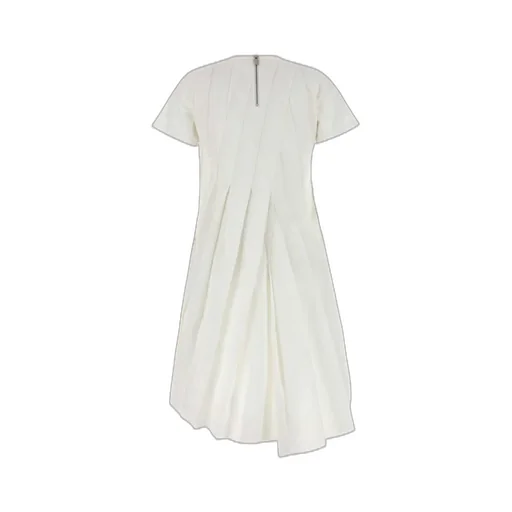 Sacai Asymmetric Poplin Dress