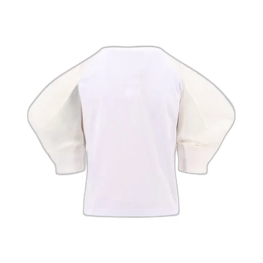 Sacai Puff Sleeved Panelled T-Shirt