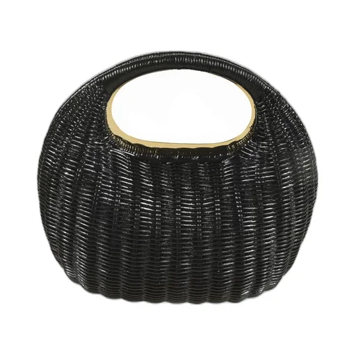 Sacai Logo Plaque Round Bag