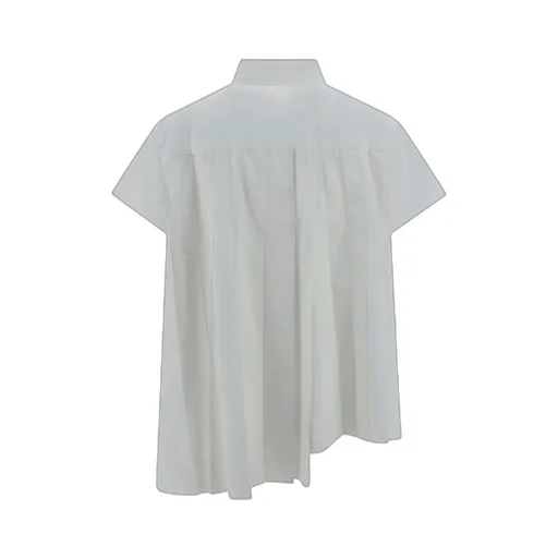 Sacai Asymmetric Short-Sleeved Shirt