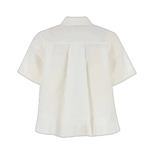 Sacai Short-Sleeved Poplin Shirt