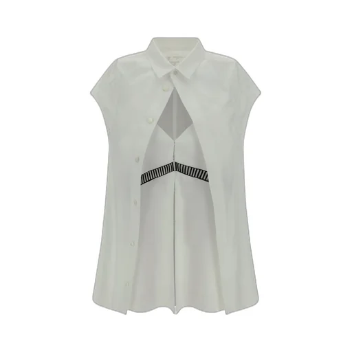 Sacai Sleeveless Poplin Shirt