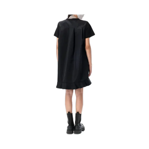 Sacai Short-Sleeved Ruffled Mini Dress