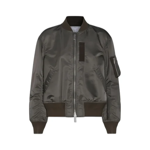 Sacai Zip-Up Bomber Jacket