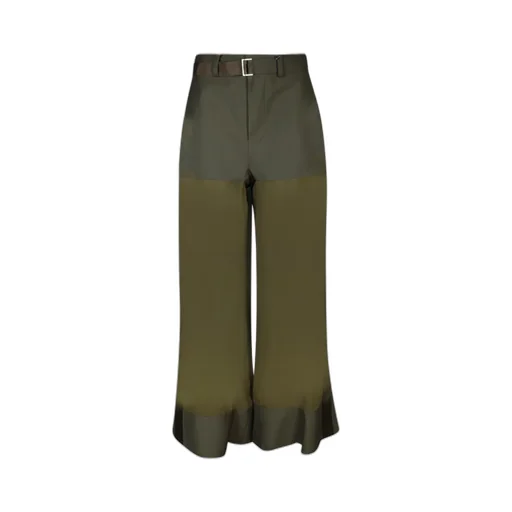 Sacai High Waist Flared Trousers