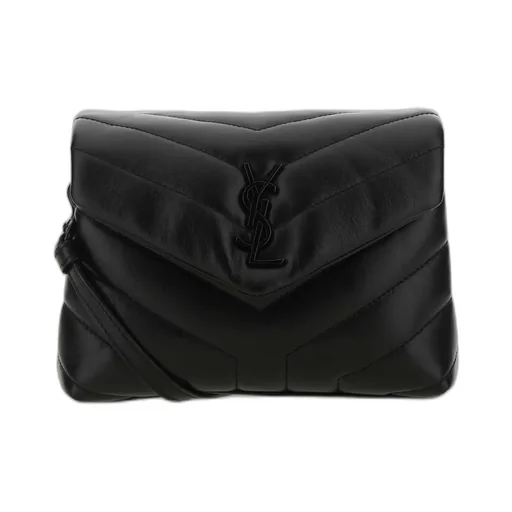 Saint Laurent Loulou Logo Plaque Crossbody Bag