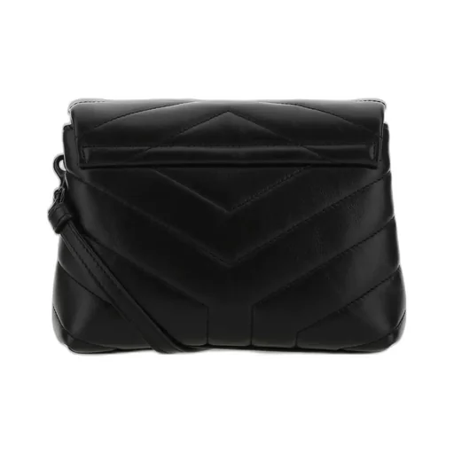 Saint Laurent Loulou Logo Plaque Crossbody Bag