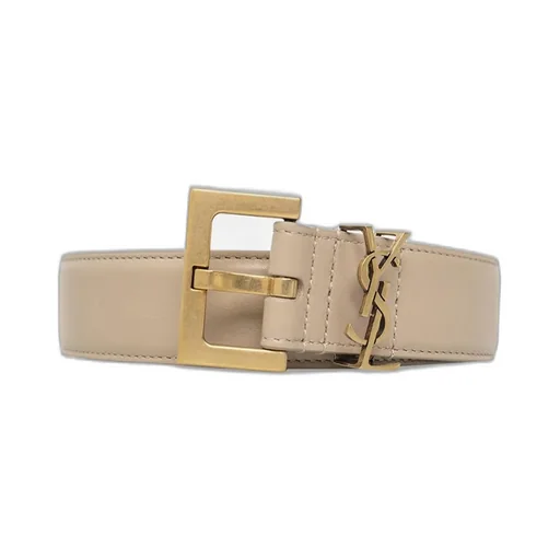 Saint Laurent Cassandre Logo Plaque Belt