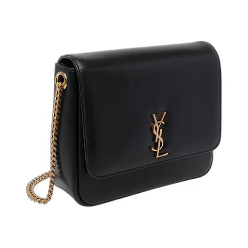 Saint Laurent Kate Logo Plaque Shoulder Bag