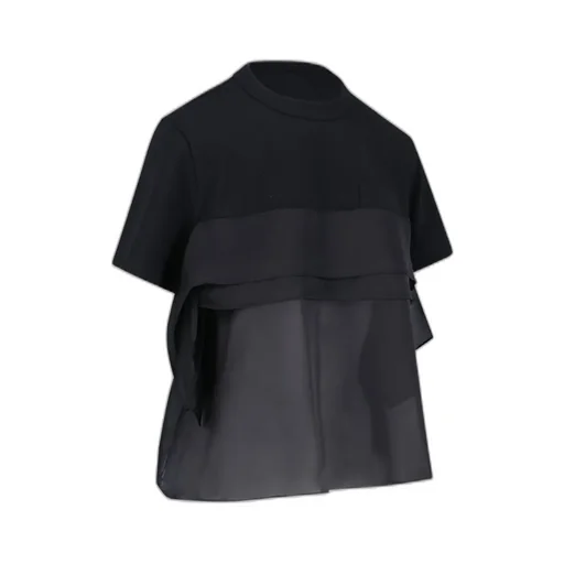 Sacai Panelled Crewneck T-Shirt