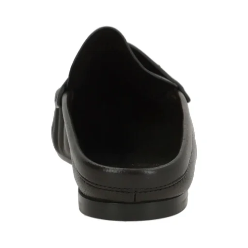 Saint Laurent Ruched Logo Plaque Mules