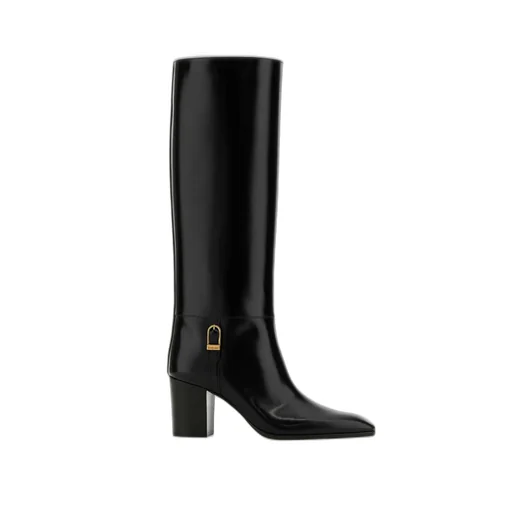 Saint Laurent Julia Square Toe Boots