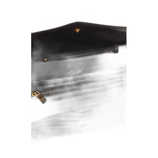 Saint Laurent Cassandre Matelassé Chain Wallet