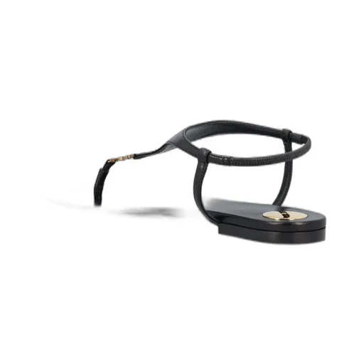 Saint Laurent Cassandra Logo Plaque Sandals