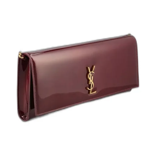 Saint Laurent Kate Foldover Top Clutch Bag