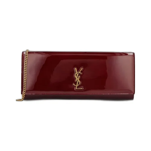 Saint Laurent Kate Foldover Top Clutch Bag