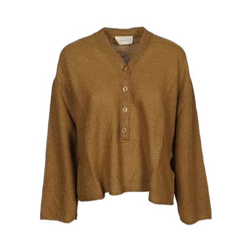 Sacchetti Maglierie V-Neck Buttoned Knitwear