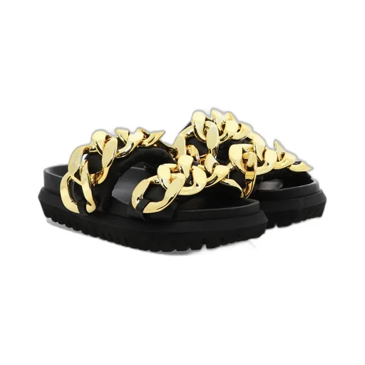 Sacai Chain Link Detailed Open Toe Sandals