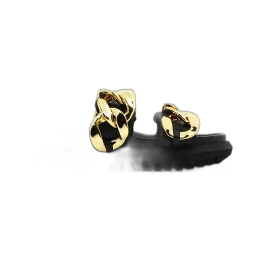 Sacai Chain Link Detailed Open Toe Sandals