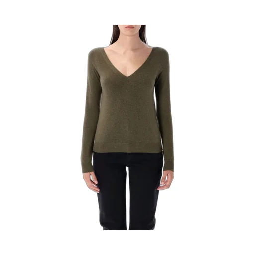 Saint Laurent V-Neck Long-Sleeved Jumper